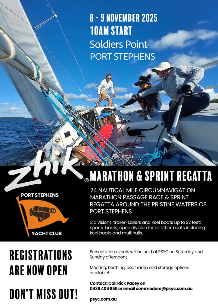 PSYC Sailing in Port Stephens Zhik Regatta & Sprint Racing