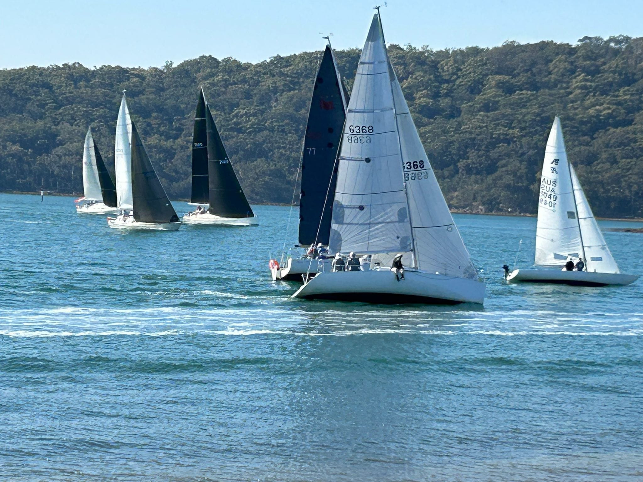 Sailing in Port Stephens with PSYC sailing 1