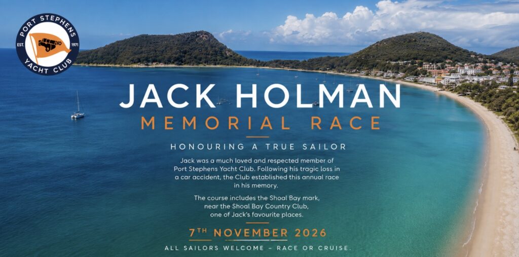 port stephens yacht club jack holman memorial race