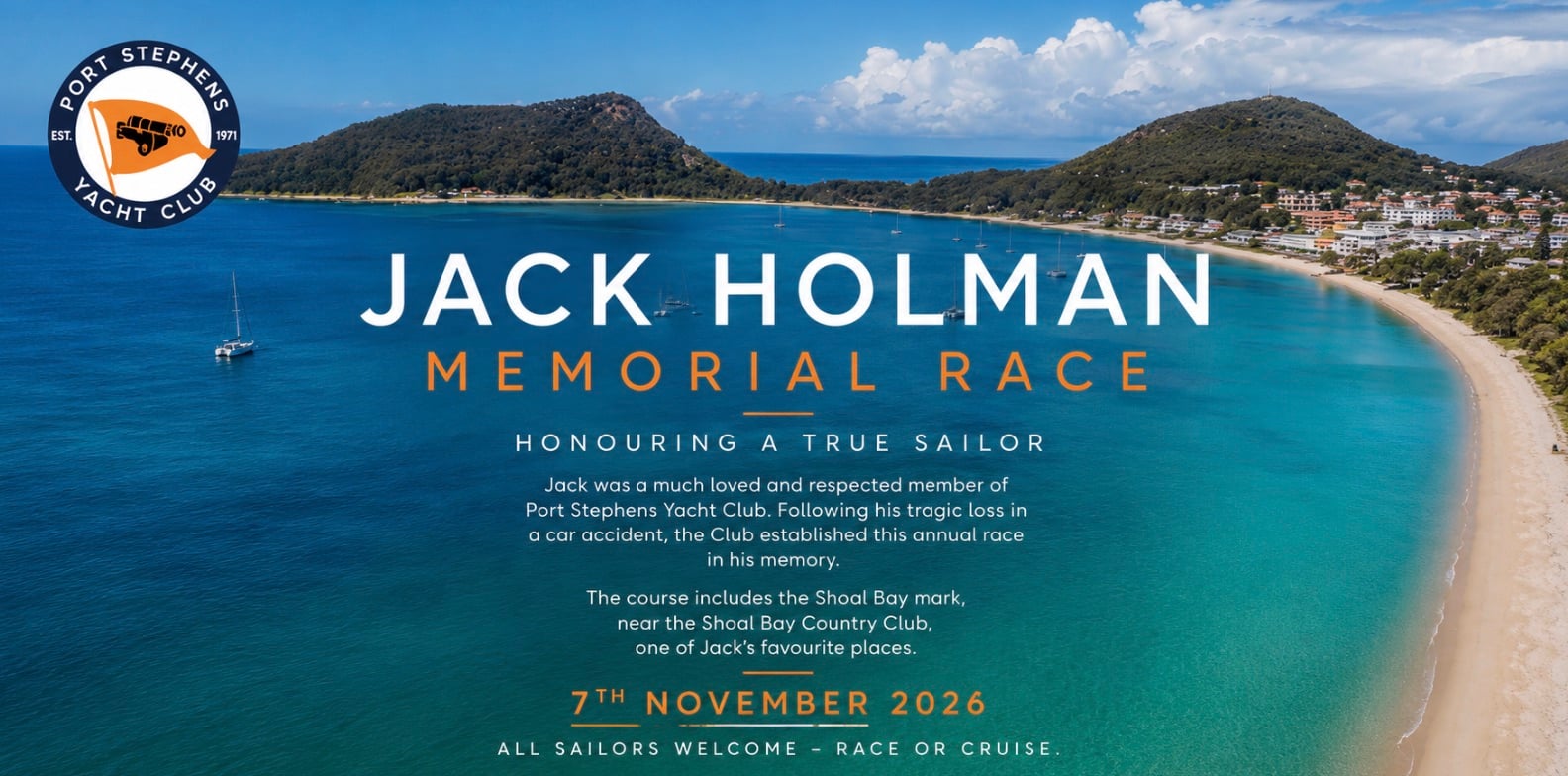 port stephens yacht club jack holman memorial race