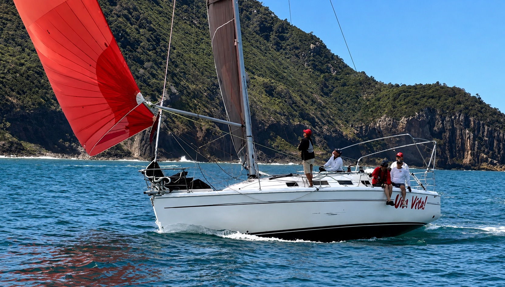 Crew sailing with Port Stephens Yacht Club